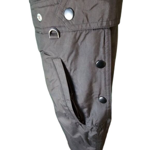 Sport Essentials Black Overall Snow Pants Sz M (Runs Small) - Picture 5 of 6